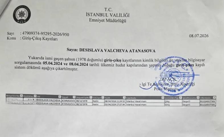 Новите документи, предоставени от Д. Атанасова 